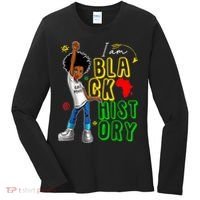 I Am Black History Month For Afro American Women's Long Sleeve Shirt thumb 0