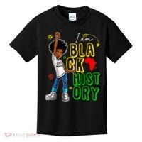 I Am Black History Month For Afro American Kids T-Shirt thumb 0