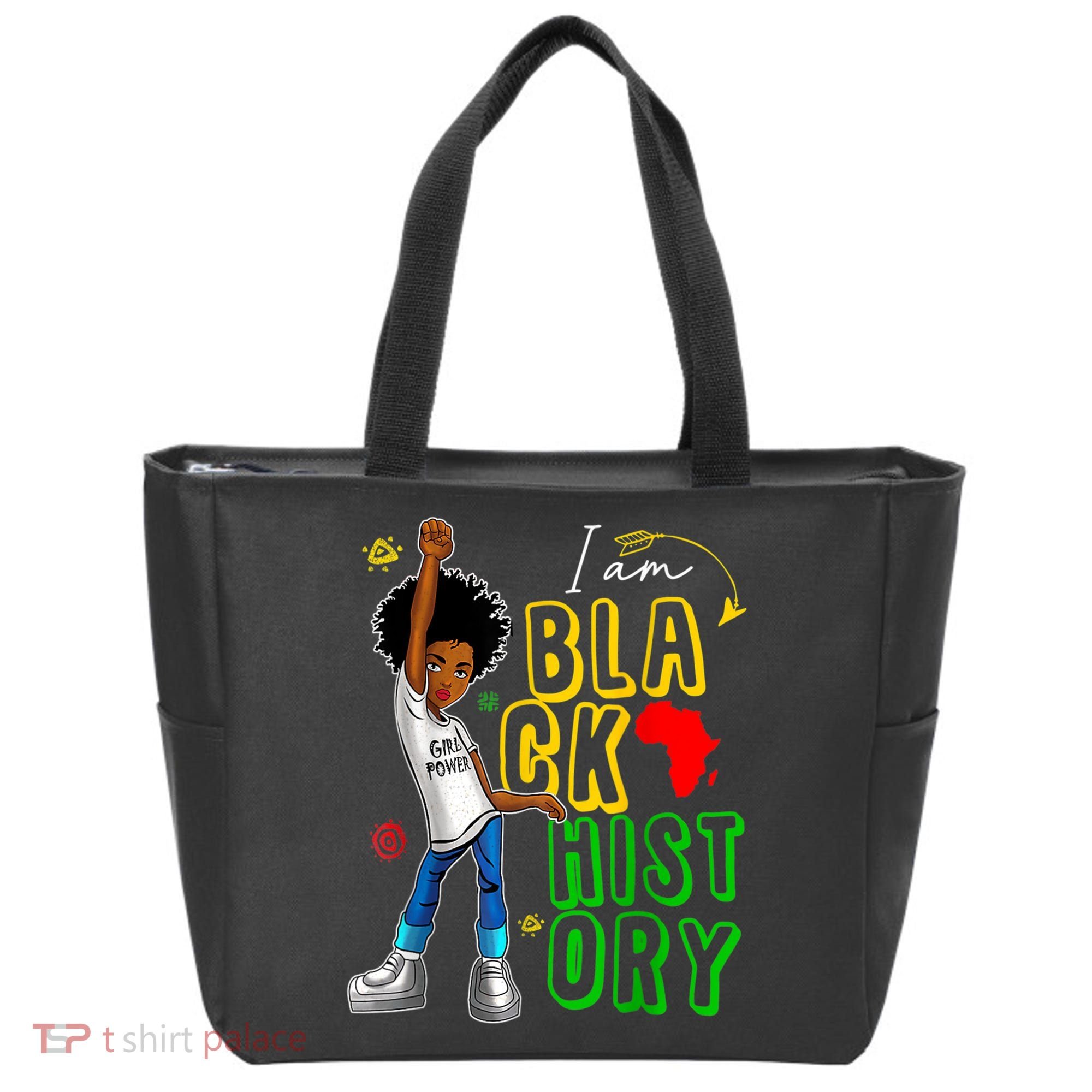 I Am Black History Month For Afro American Tote Bag
