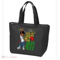 I Am Black History Month For Afro American Tote Bag thumb 3