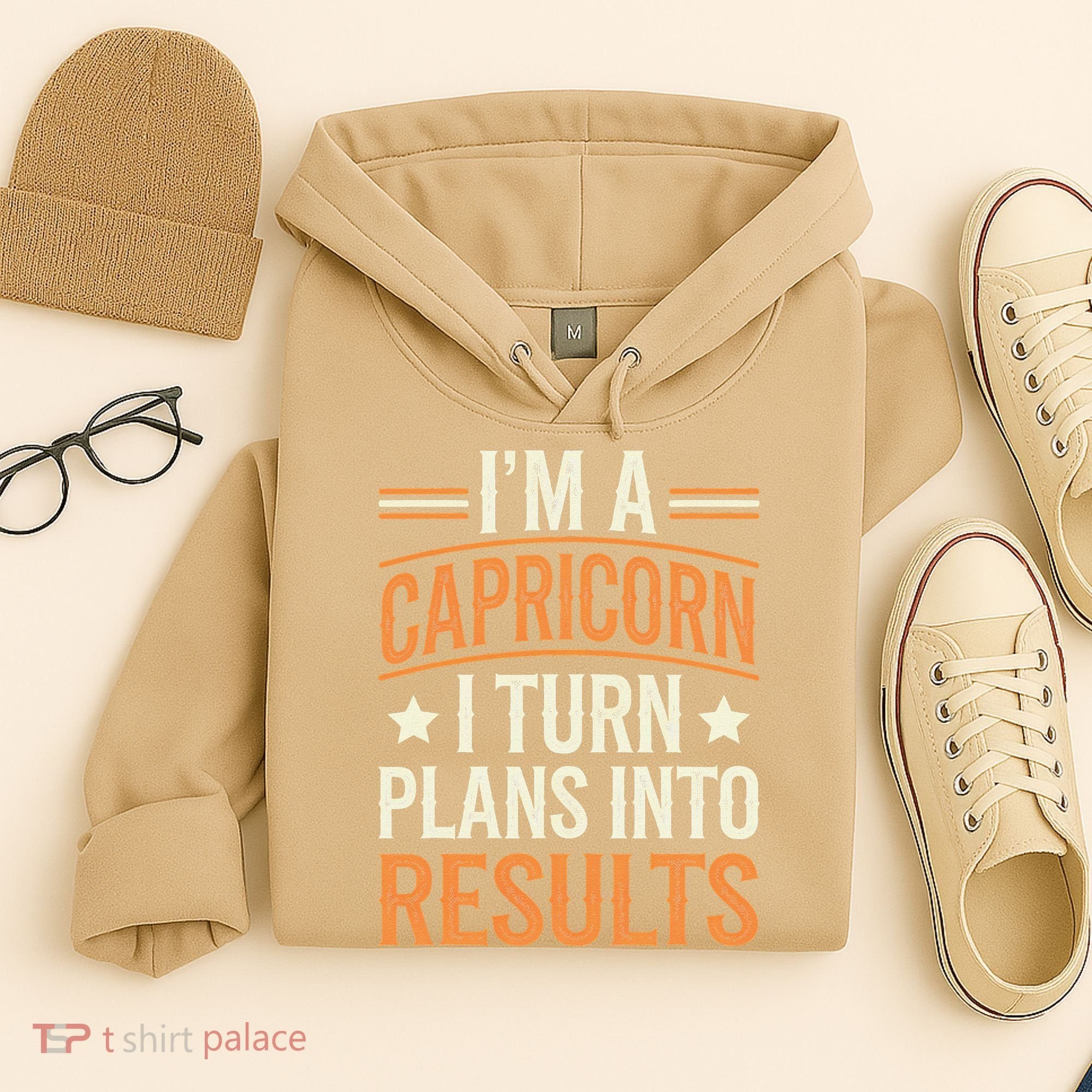 IM A Capricorn I Turn Plans Into Results Hoodie