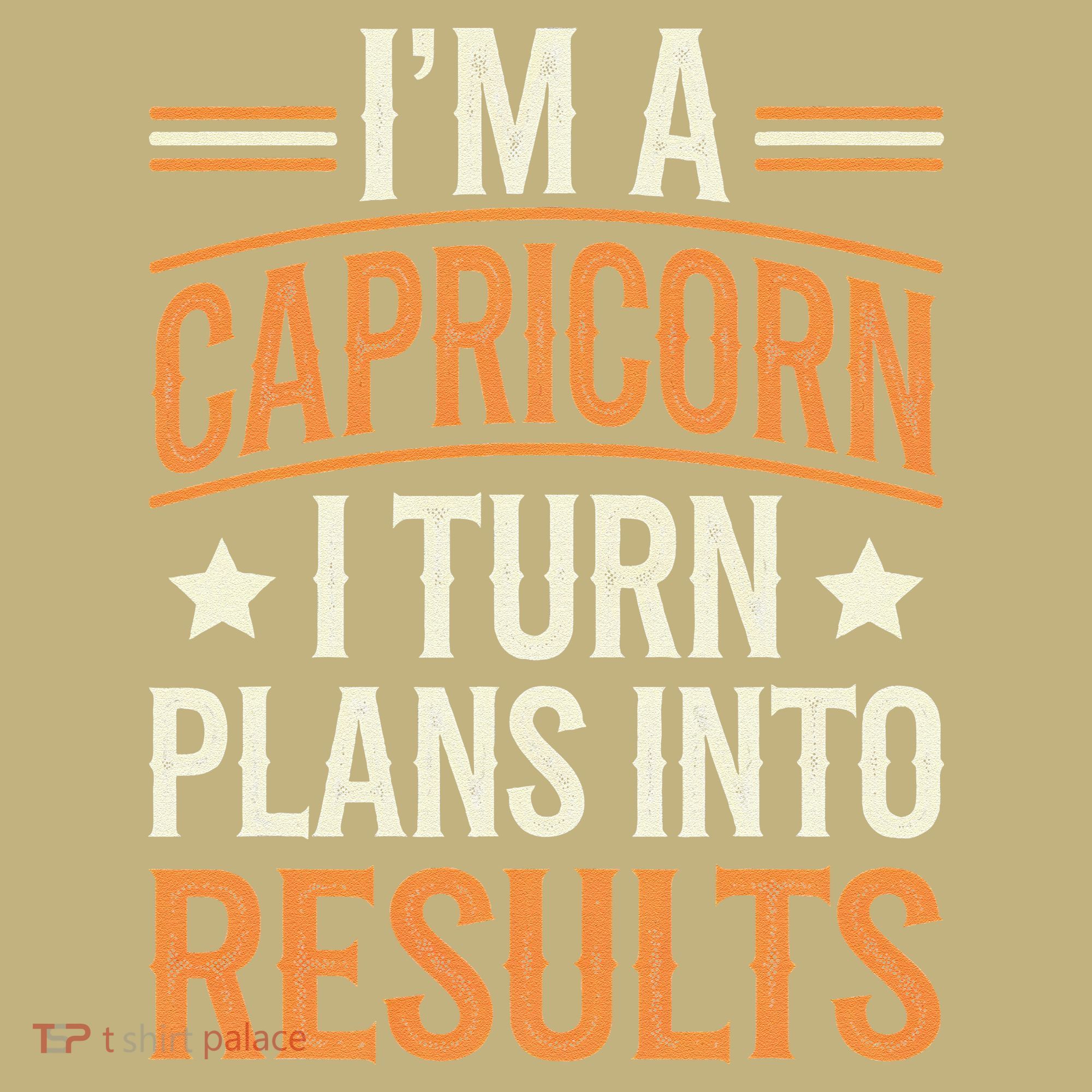 IM A Capricorn I Turn Plans Into Results Hoodie