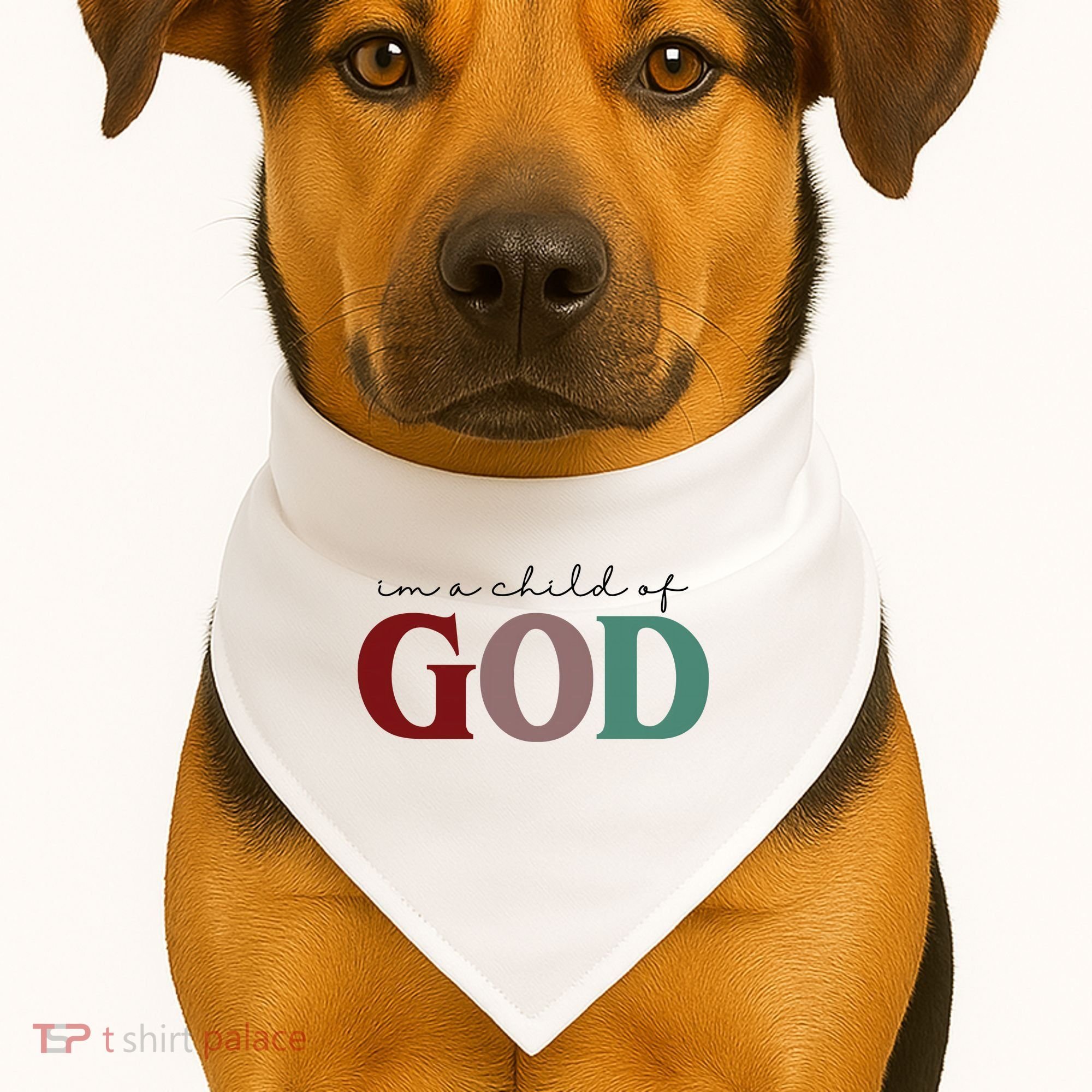 I'm A Child Of God USA-Made Doggie Bandana