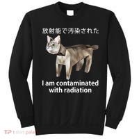 I Am Contaminated With Radiation Japanese Cat Sweatshirt thumb 0