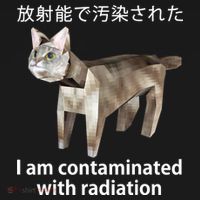 I Am Contaminated With Radiation Japanese Cat Women's Hoodie thumb 2