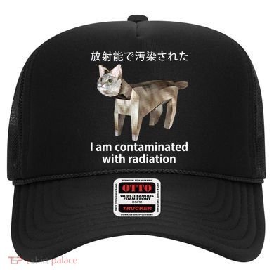 I Am Contaminated With Radiation Japanese Cat Hat