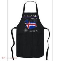 Iceland Arctic Circle Polar North Island Icelandic Flag Apron thumb 0