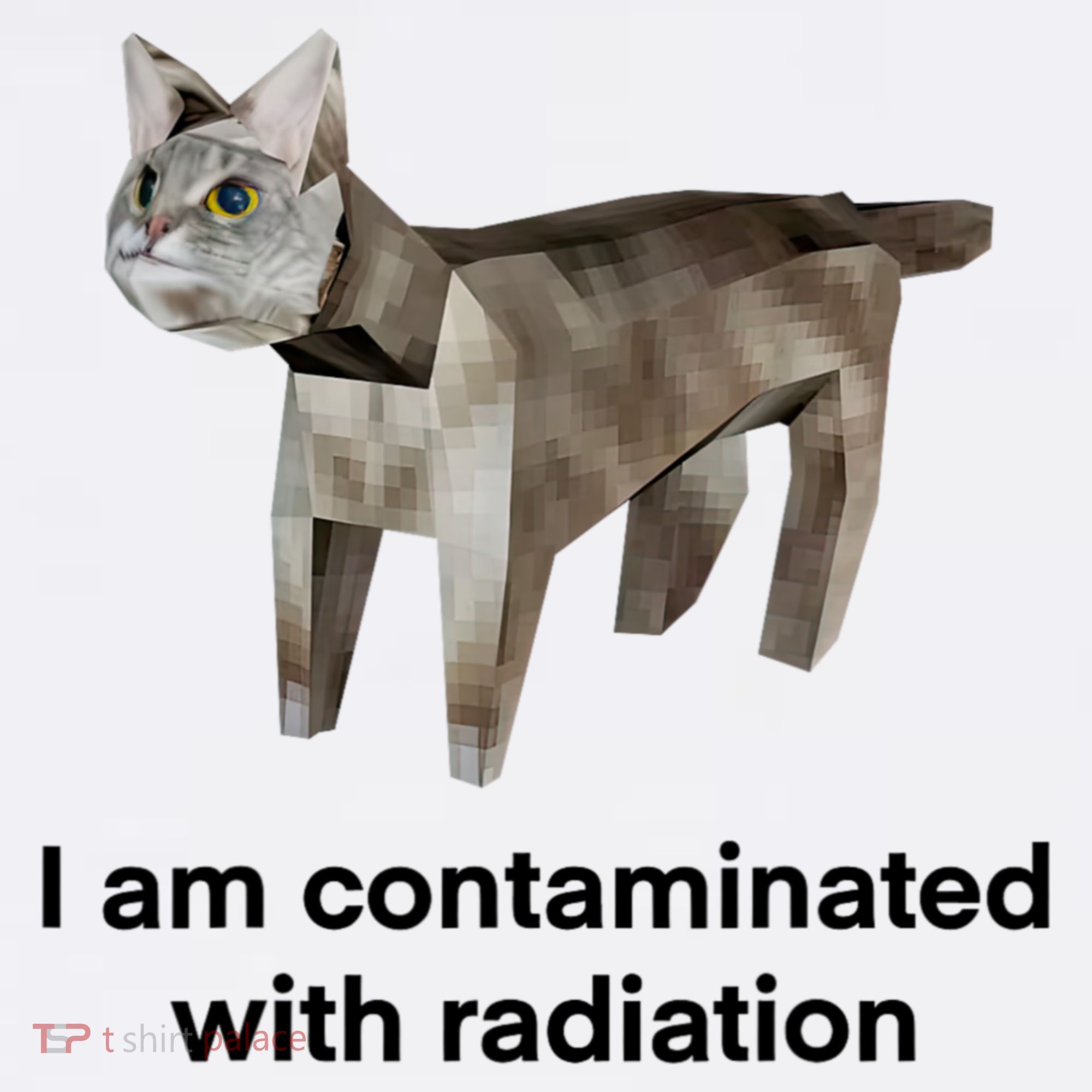 I Am Contaminated With Radiation Funny Ironic Cat Meme Visor