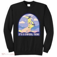 It's A Cowgirl Thing Cute Sweatshirt thumb 0