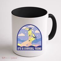 It's A Cowgirl Thing Cute Coffee Mug thumb 1