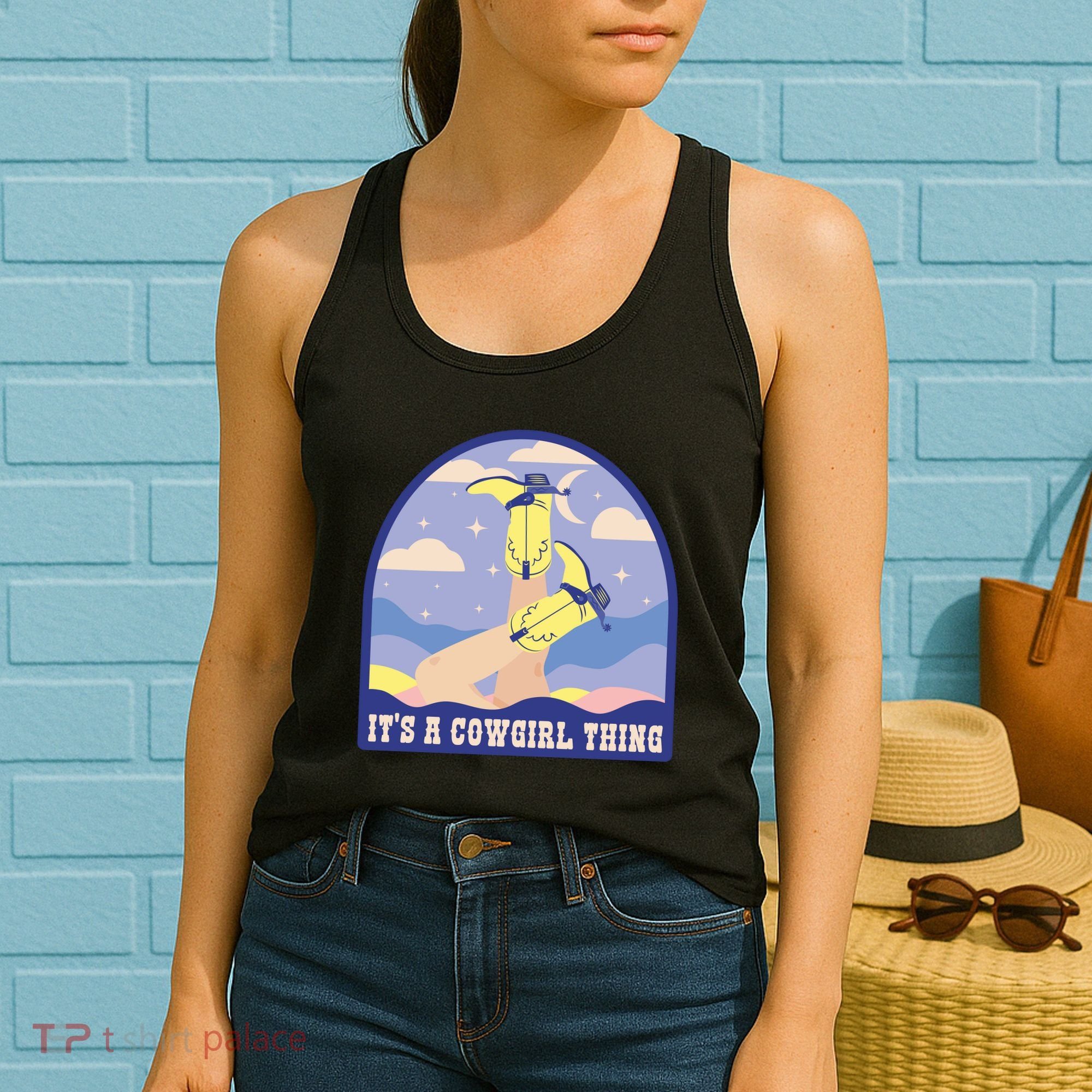 It's A Cowgirl Thing Cute Women's Tank Top