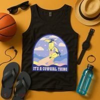 It's A Cowgirl Thing Cute Tank Top thumb 4