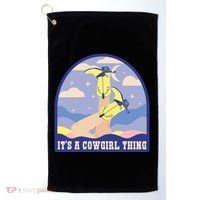 It's A Cowgirl Thing Cute Golf Towel thumb 0