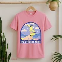 It's A Cowgirl Thing Cute T-Shirt thumb 2