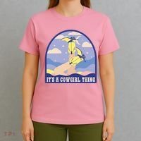 It's A Cowgirl Thing Cute T-Shirt thumb 4