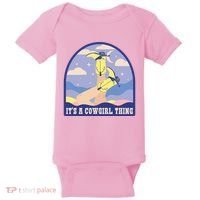 It's A Cowgirl Thing Cute Baby Bodysuit thumb 0