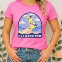 It's A Cowgirl Thing Cute Women's T-Shirt thumb 2
