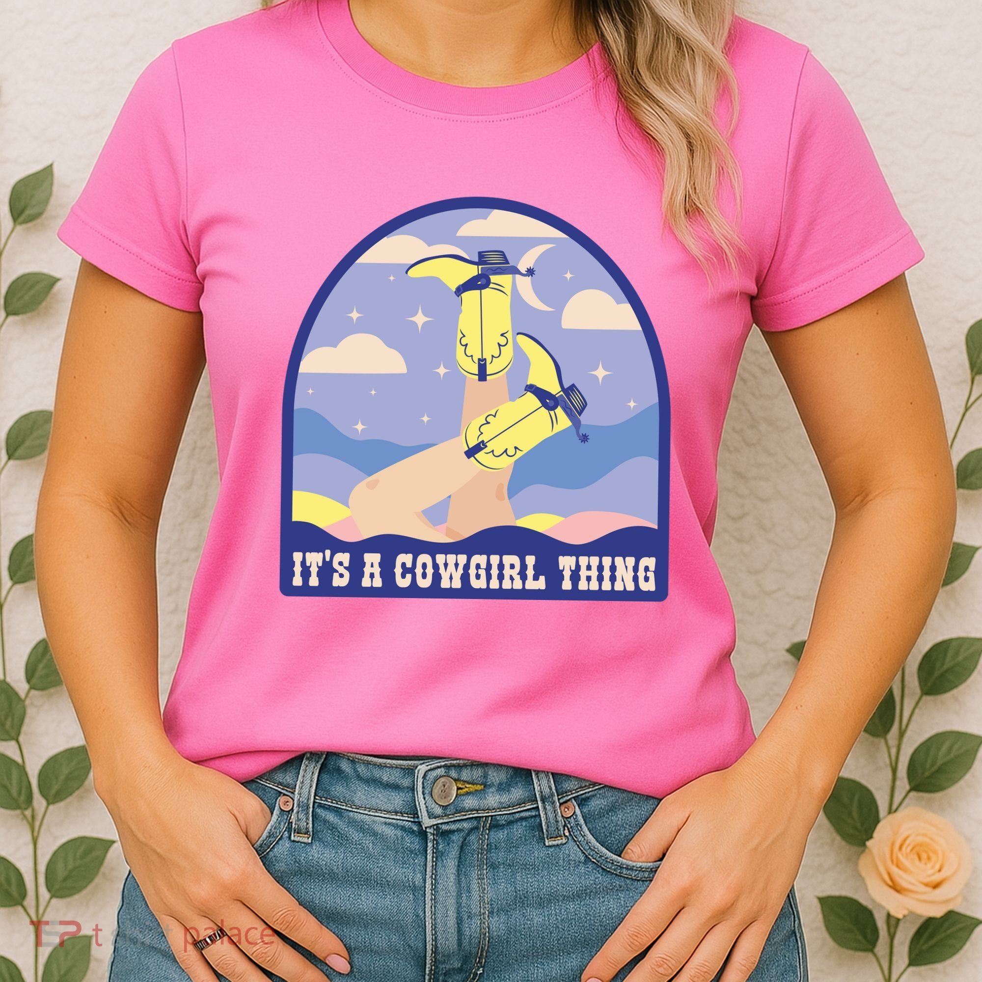 It's A Cowgirl Thing Cute Women's T-Shirt