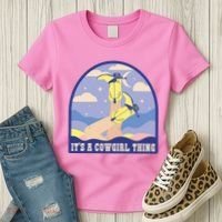 It's A Cowgirl Thing Cute Women's T-Shirt thumb 3