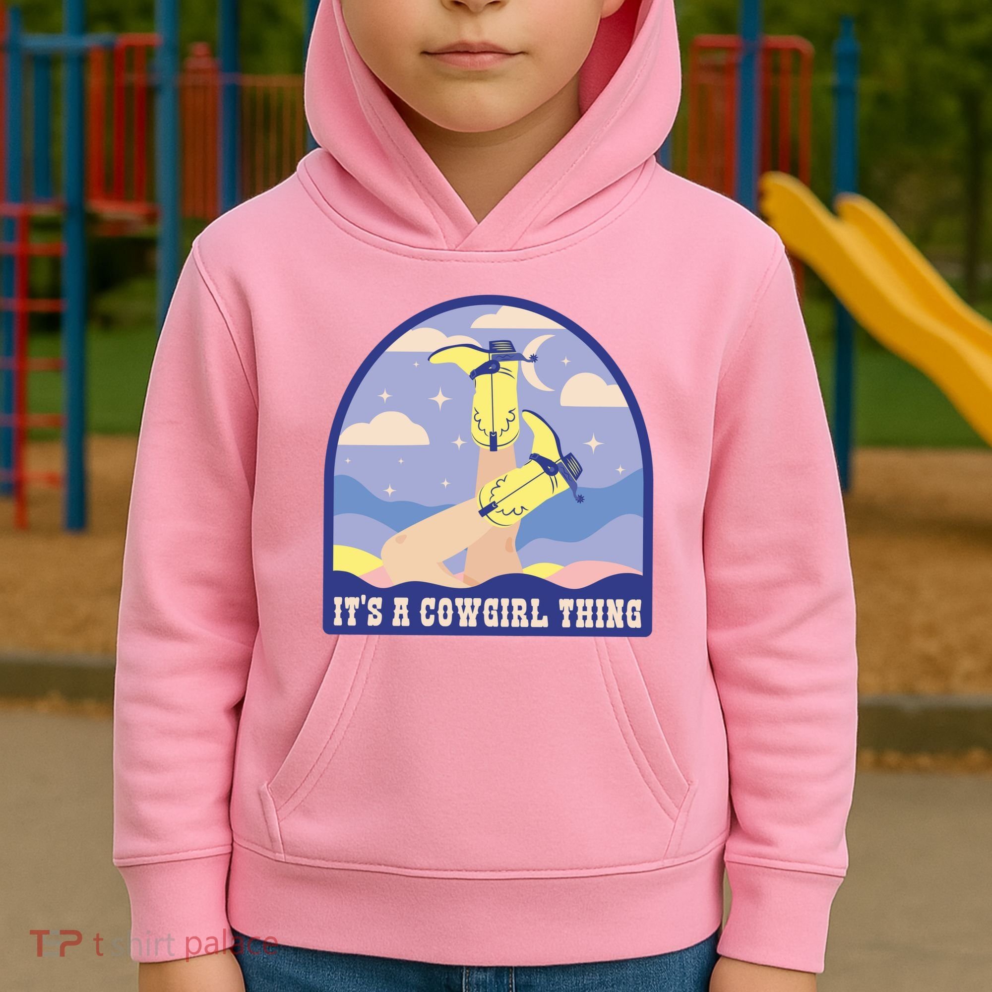 It's A Cowgirl Thing Cute Kids Hoodie