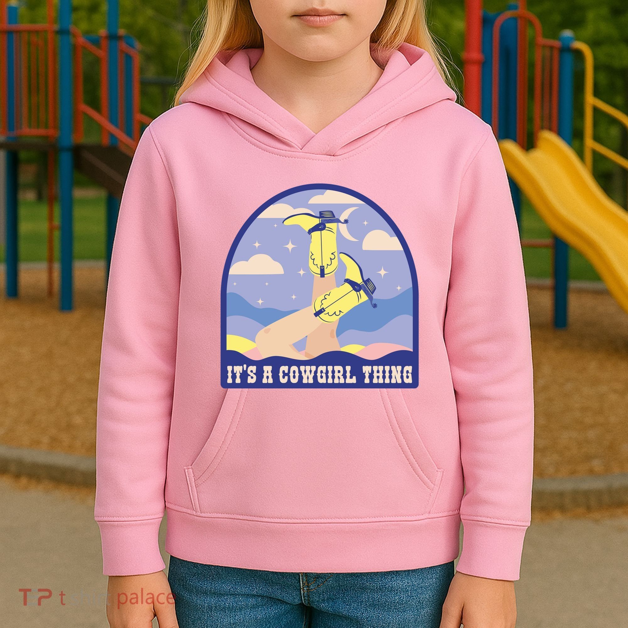 It's A Cowgirl Thing Cute Kids Hoodie