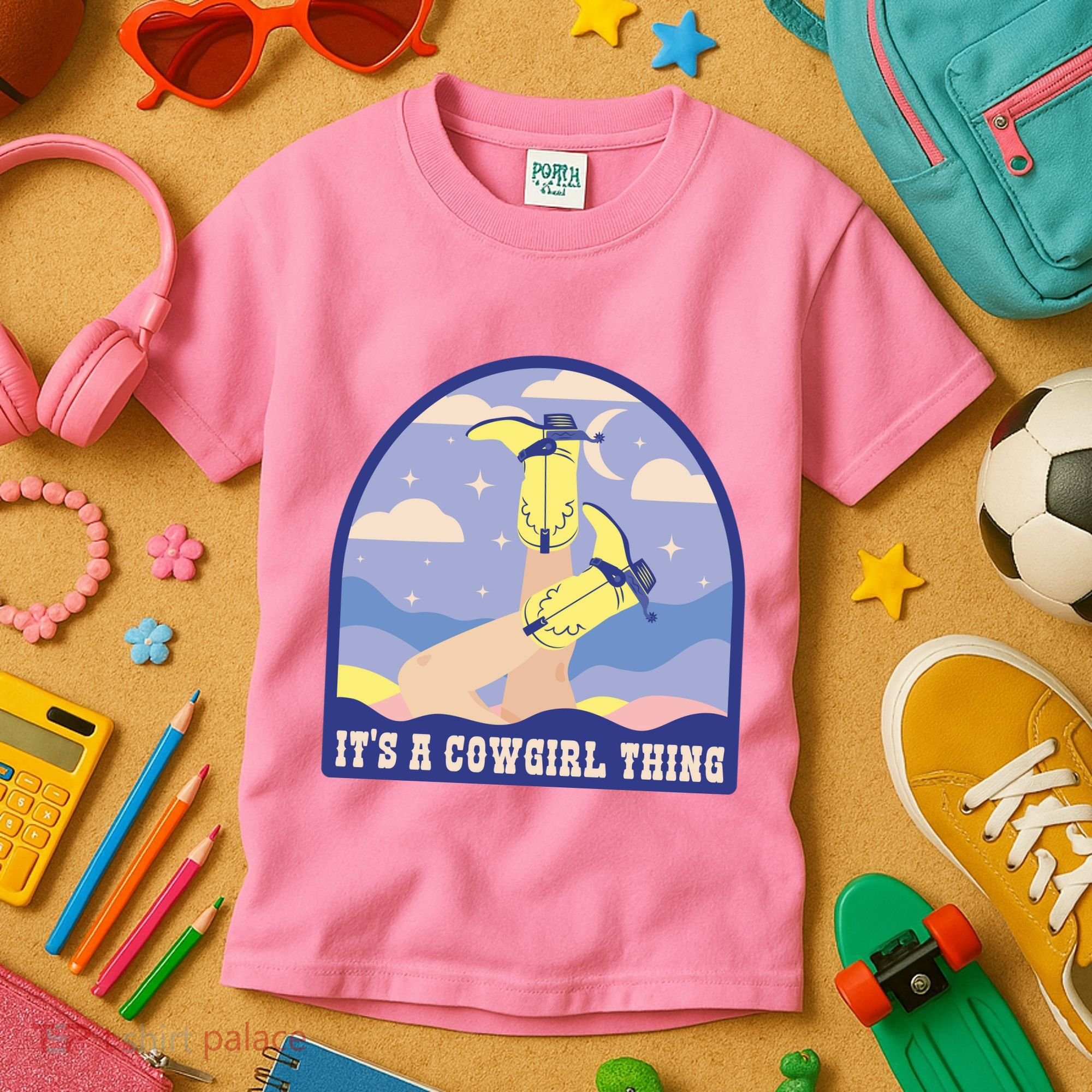 It's A Cowgirl Thing Cute Kids T-Shirt