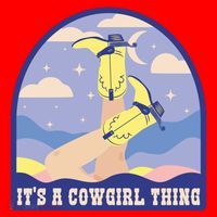 It's A Cowgirl Thing Cute Santa Hat thumb 1
