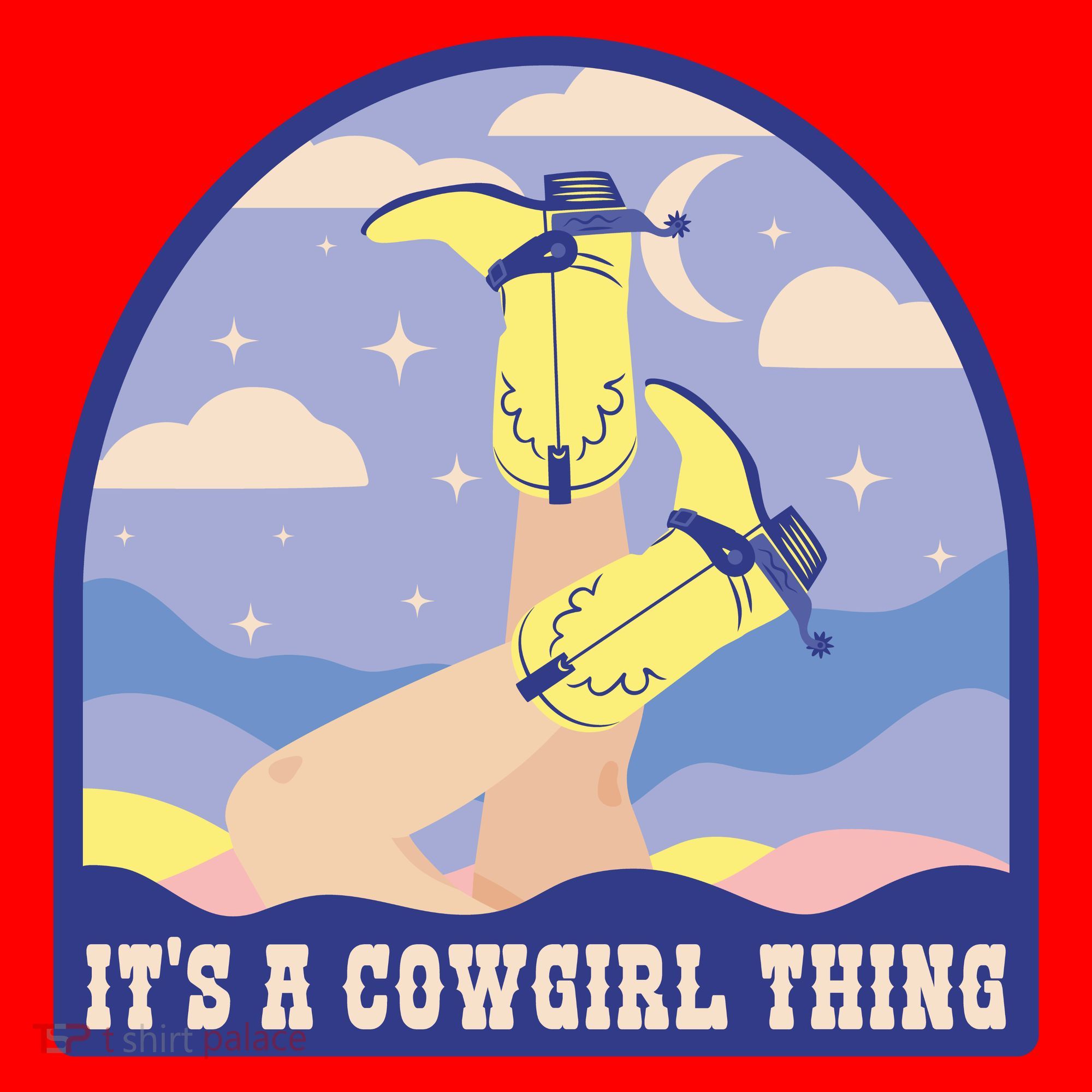It's A Cowgirl Thing Cute Santa Hat