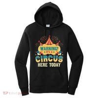 ItS A Circus Here Today Circus Birthday Women's Hoodie thumb 0