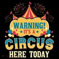 ItS A Circus Here Today Circus Birthday Women's Hoodie thumb 2