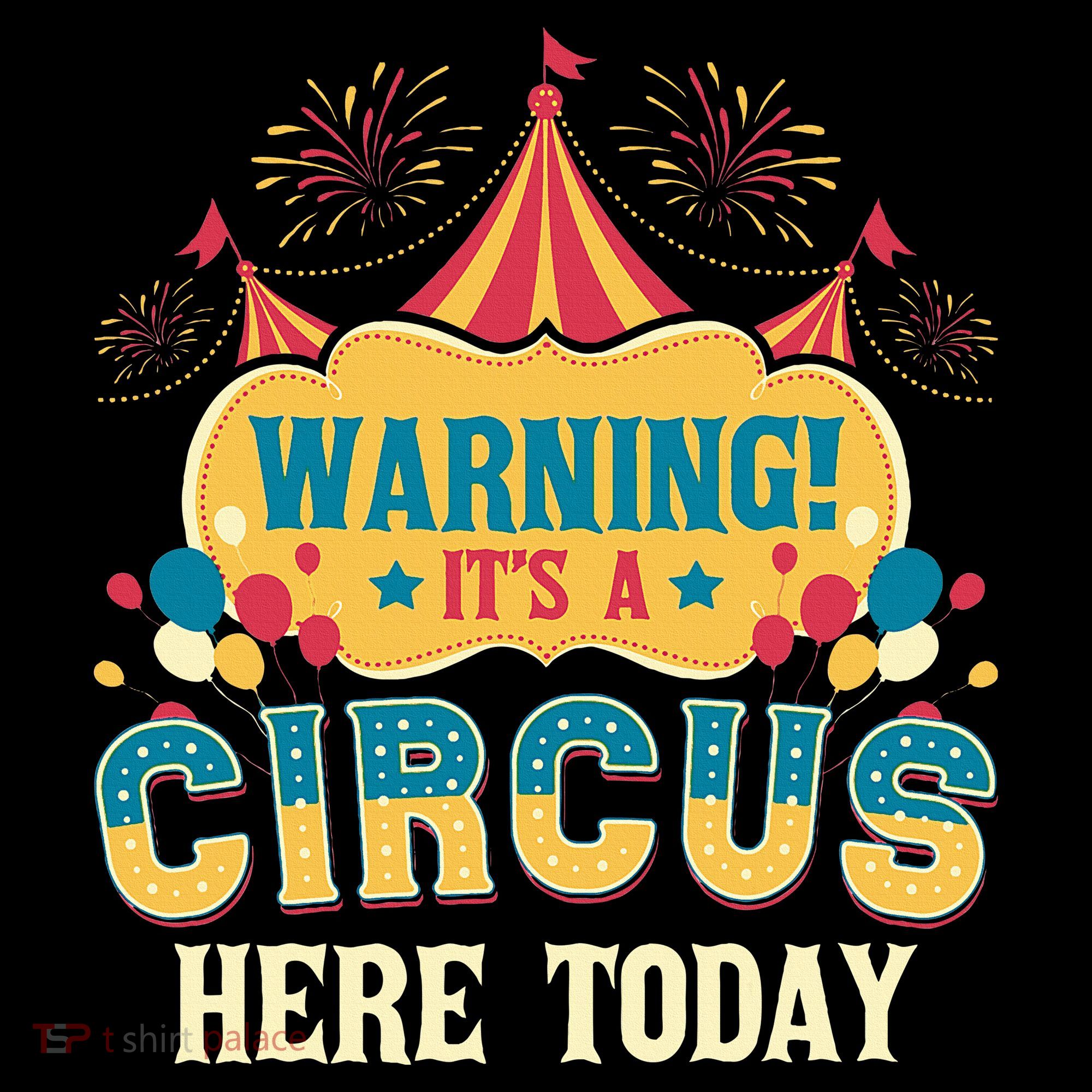 ItS A Circus Here Today Circus Birthday Women's Hoodie