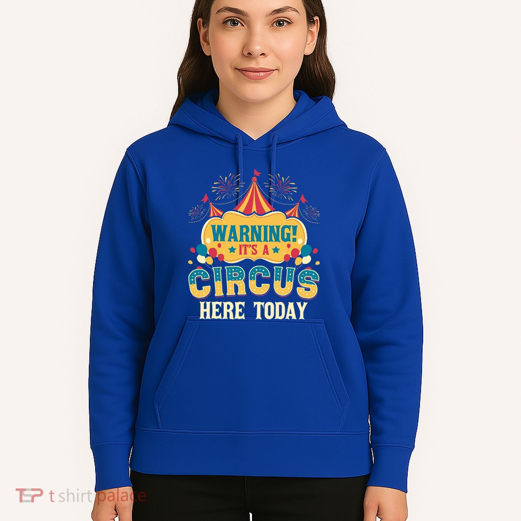 ItS A Circus Here Today Circus Birthday Hoodie