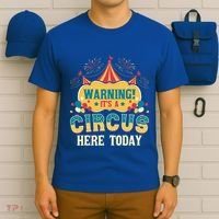 ItS A Circus Here Today Circus Birthday T-Shirt thumb 6
