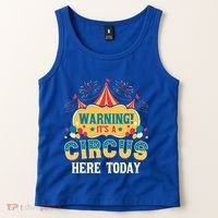 ItS A Circus Here Today Circus Birthday Tank Top thumb 2