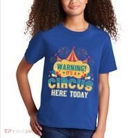 ItS A Circus Here Today Circus Birthday Kids T-Shirt thumb 2