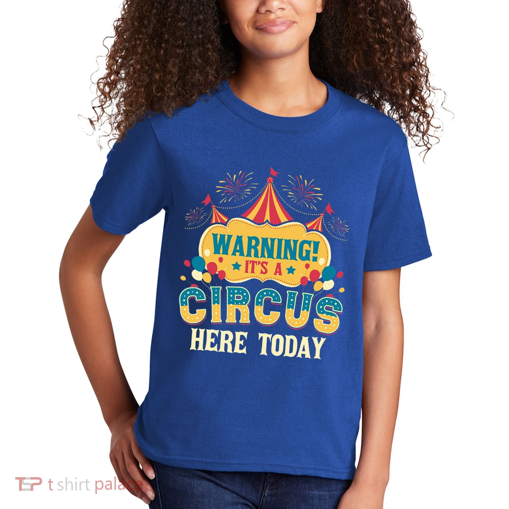 ItS A Circus Here Today Circus Birthday Kids T-Shirt