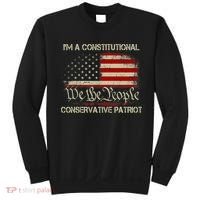 I'm A Constitutional Conservative Patriot Liz Cheney American Us Flag Sweatshirt thumb 0