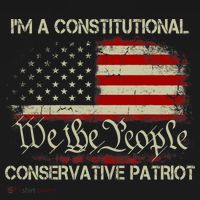 I'm A Constitutional Conservative Patriot Liz Cheney American Us Flag Baby Bodysuit thumb 2
