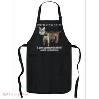 I Am Contaminated With Radiation Japanese Cat Meme Gift Apron thumb 0