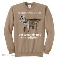 I Am Contaminated With Radiation Japanese Cat Meme Gift Sweatshirt thumb 0