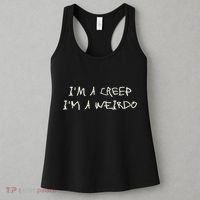 IM A Creep IM A Weirdo Funny Saying Sarcastic Novelty Women's Tank Top thumb 3