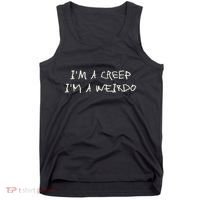 IM A Creep IM A Weirdo Funny Saying Sarcastic Novelty Tank Top thumb 0