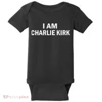 I Am Charlie Kirk Baby Bodysuit thumb 0