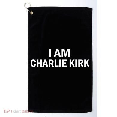 I Am Charlie Kirk Golf Towel