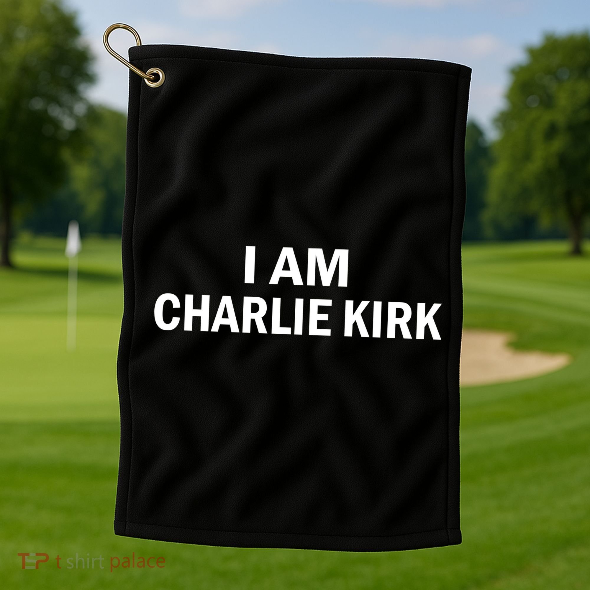 I Am Charlie Kirk Golf Towel