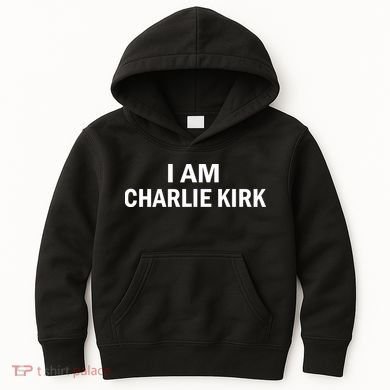 I Am Charlie Kirk Kids Hoodie