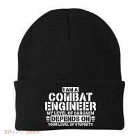 Im A Combat Engineer Funny Combat Engineering Beanie thumb 0