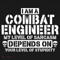 Im A Combat Engineer Funny Combat Engineering Polo thumb 3