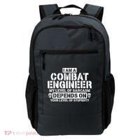 Im A Combat Engineer Funny Combat Engineering Backpack thumb 0