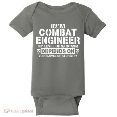 Im A Combat Engineer Funny Combat Engineering Baby Bodysuit